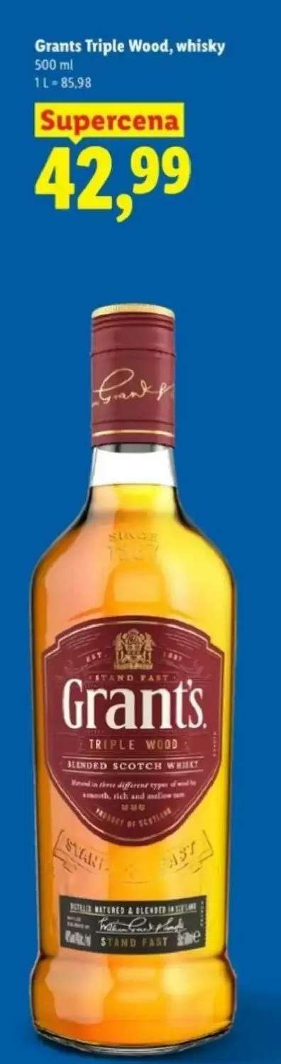 GRANT'S TRIPLE WOOD Whisky