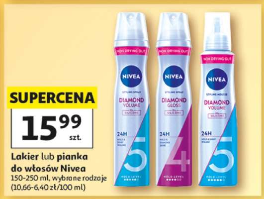 Lakier lub pianka do włosów Nivea