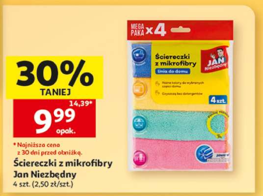 Ściereczki z mikrofibry Jan Niezbędny