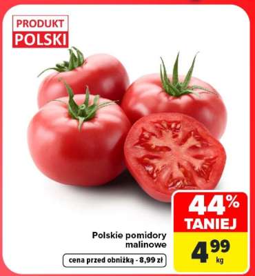 Polskie pomidory malinowe