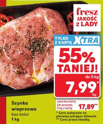 Szynka wieprzowa bez kości 1 kg