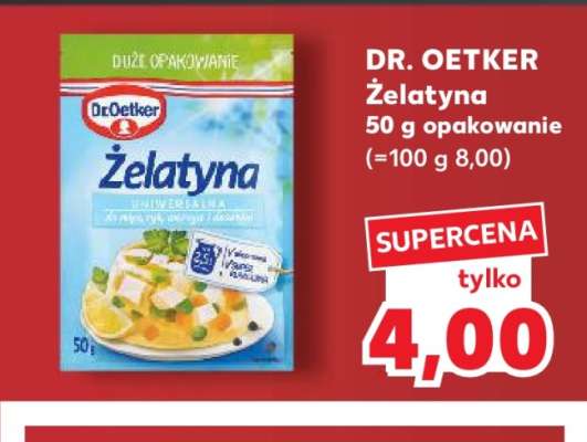 DR. OETKER Żelatyna 50 g opakowanie