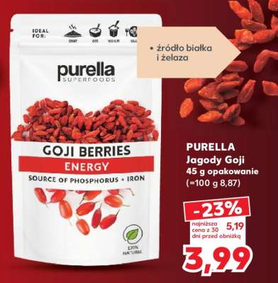 PURELLA Jagody Goji 45 g opakowanie