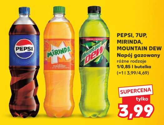PEPSI, 7UP, MIRINDA, MOUNTAIN DEW