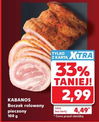 KABANOS Boczek rolowany pieczony 100 g