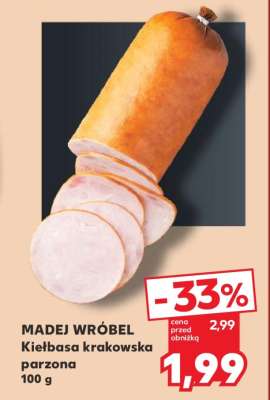 Kiełbasa krakowska parzona*