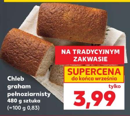 Chleb graham pełnoziarnisty