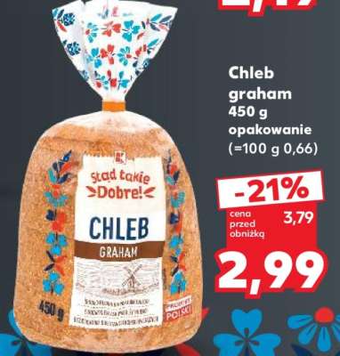 Chleb graham 450 g opakowanie