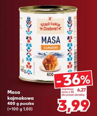 Masa kajmakowa 400 g puszka