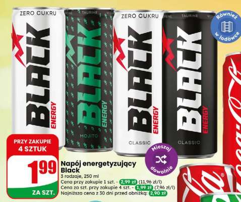 Napój energetyzujący Black