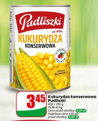 Kukurydza konserwowa Pudliszki