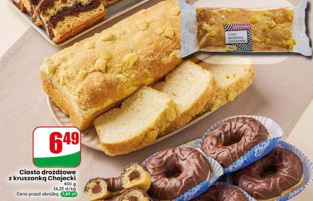 Ciasto drożdżowe z kruszonką Chojeciki