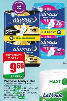 Podpaski Always Ultra
