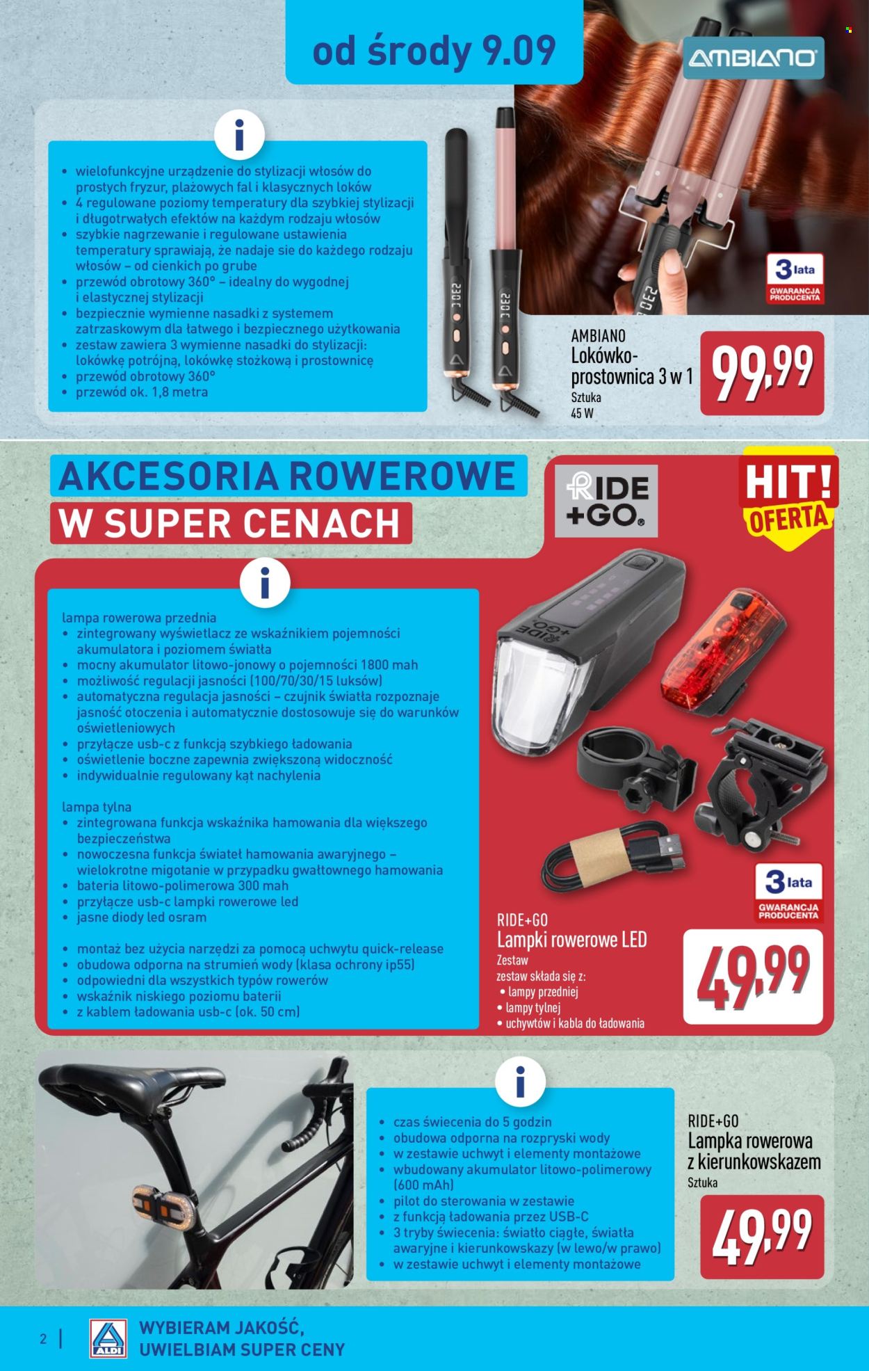 Gazetka ALDI - 9.9.2026. - 12.9.2026.. Strona 2