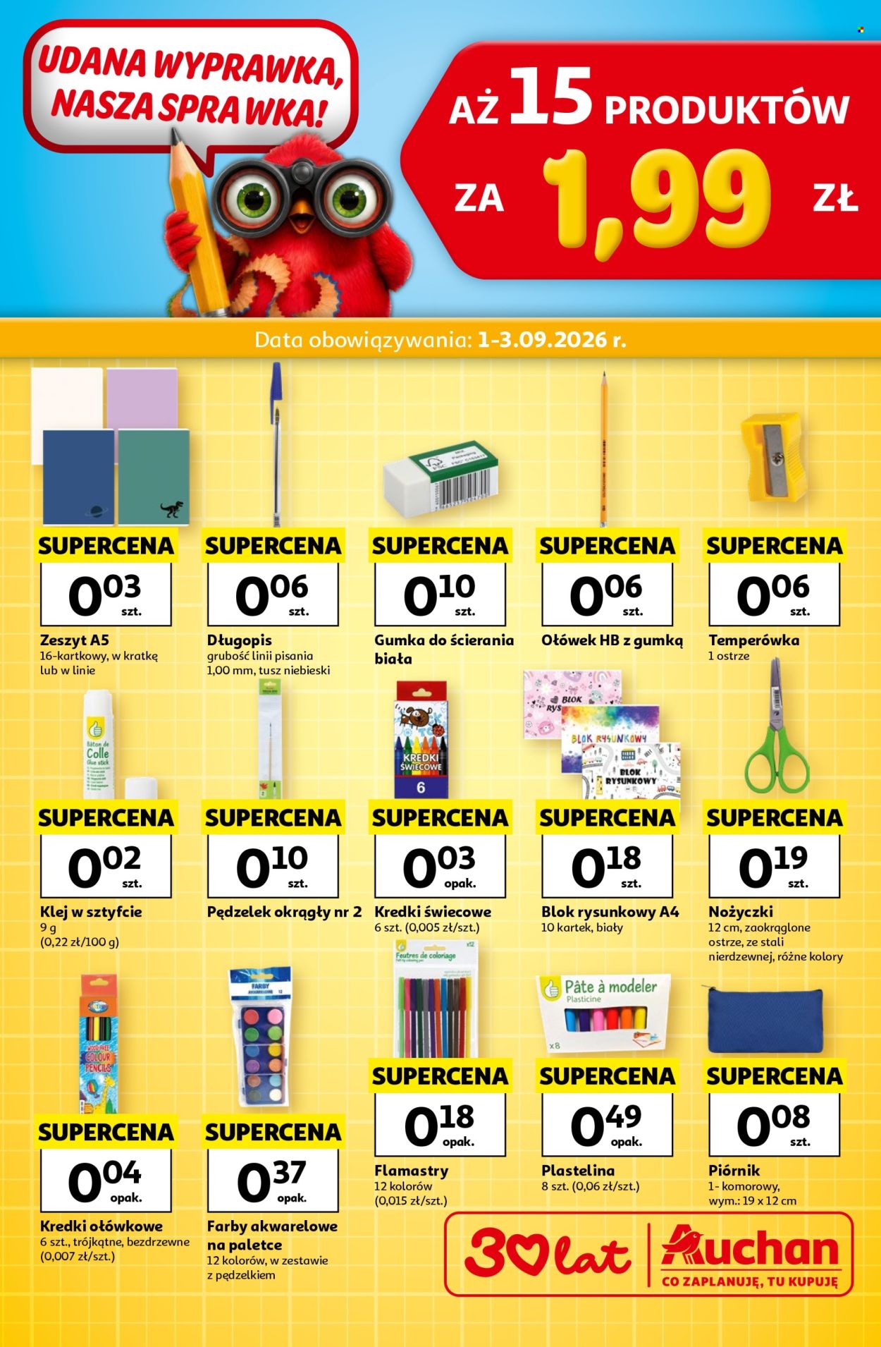 Gazetka Auchan - 1.9.2026. - 3.9.2026.. Strona 1
