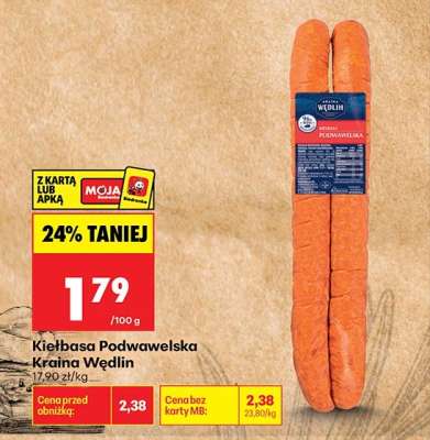 Kiełbasa Podwawelska Kraina Wędlin .