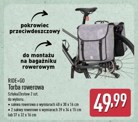 RIDE+GO Torba rowerowa
