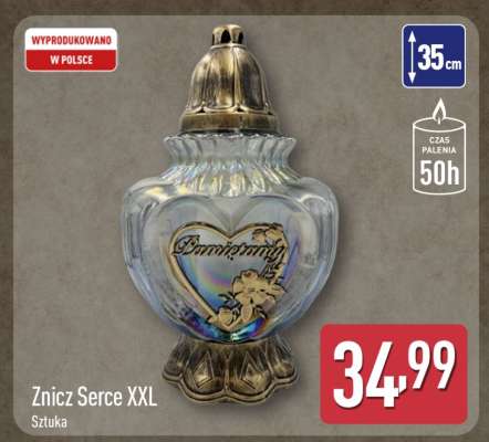 Znicz Serce XXL