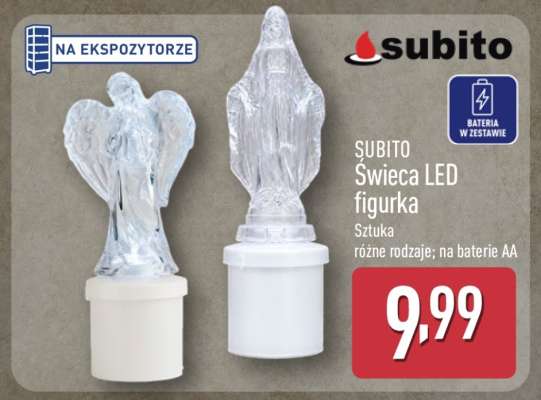 Świeca LED figurka