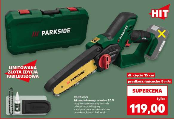 PARKSIDE Akumulatorowy sekator 20 V