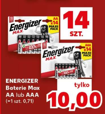 ENERGIZER Baterie Max AA lub AAA