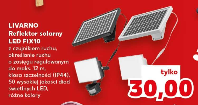 LIVARNO Reflektor solarny LED FIX10
