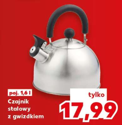 Czajnik stalowy z gwizdkiem