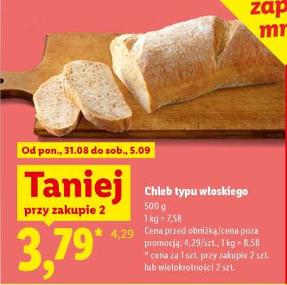 Chleb typu włoskiego