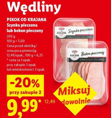 Pikok od Krajana Szynka pieczona lub bekon pieczony