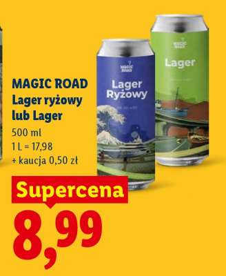 MAGIC ROAD Lager ryżowy lub Lager