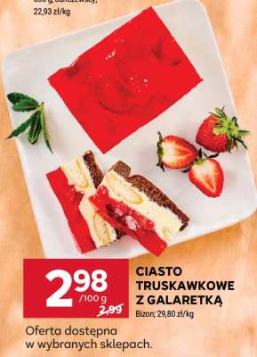 Ciasto truskawkowe z galaretką