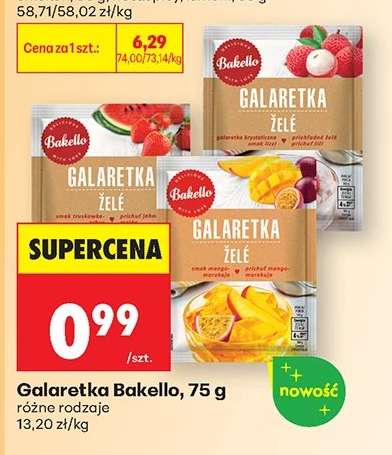 Galaretka Bakello, 75 g