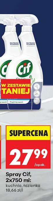 Spray Cif, 2x750 ml
