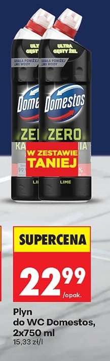Płyn do WC Domestos, 2x750 ml