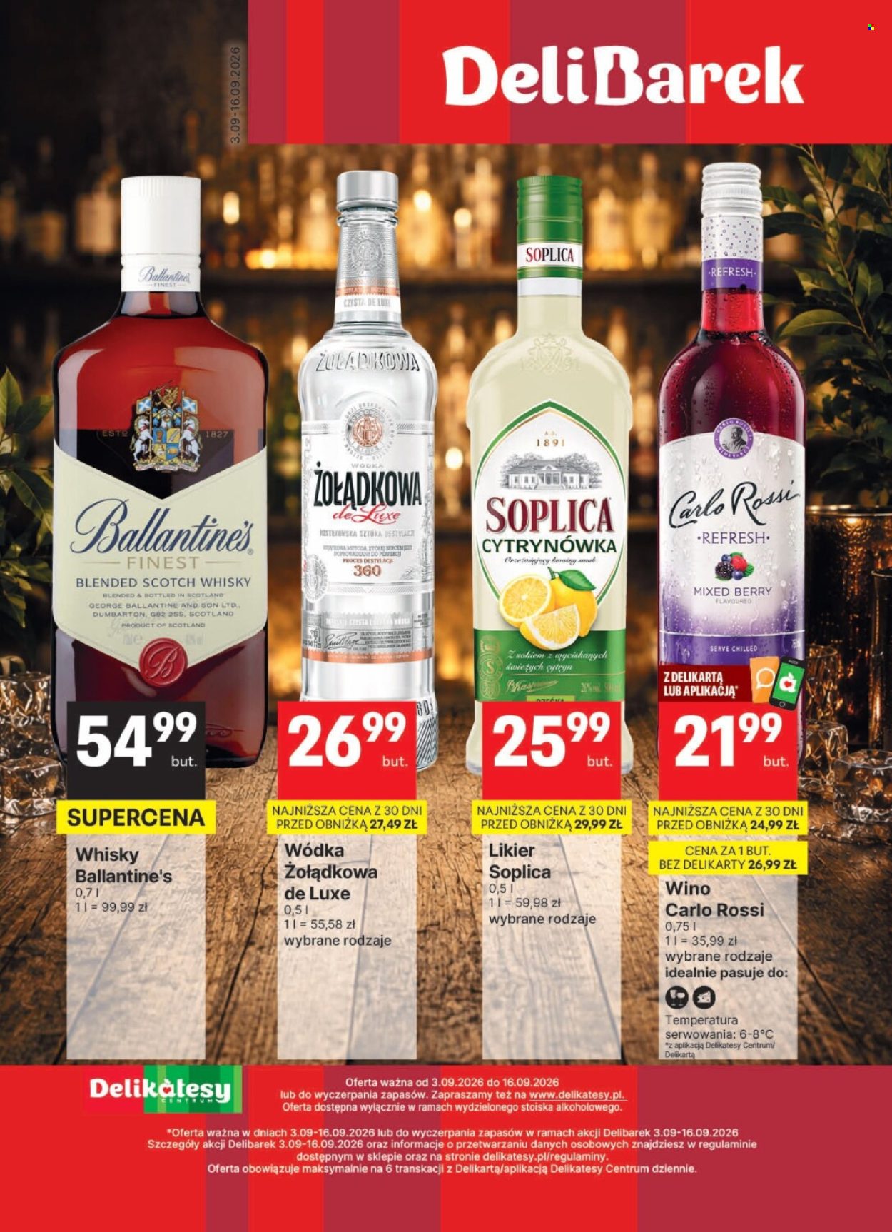 Gazetka Delikatesy Centrum - 3.9.2026. - 16.9.2026.. Strona 1