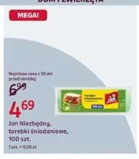 Jan Niezbędny, torebki śniadaniowe