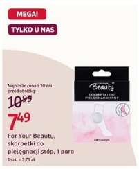 For Your Beauty, skarpetki do pielęgnacji stóp, 1 para