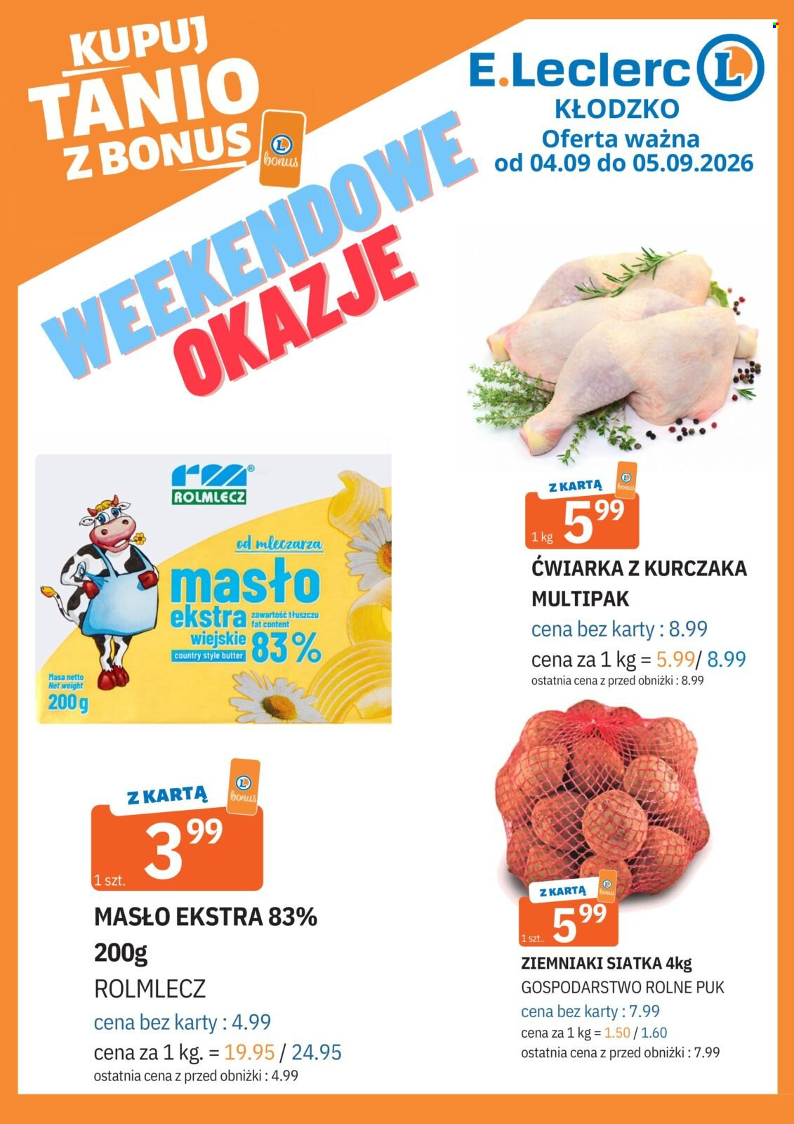 Gazetka E.Leclerc - 4.9.2026. - 5.9.2026.. Strona 1