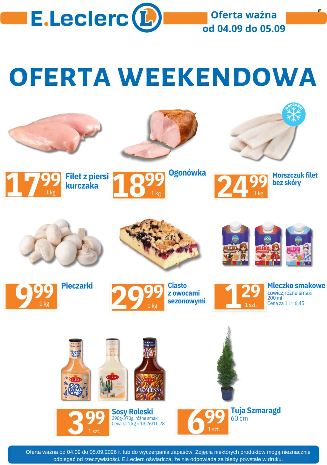 Gazetka E.Leclerc - 4.9.2026. - 5.9.2026.. Strona 1