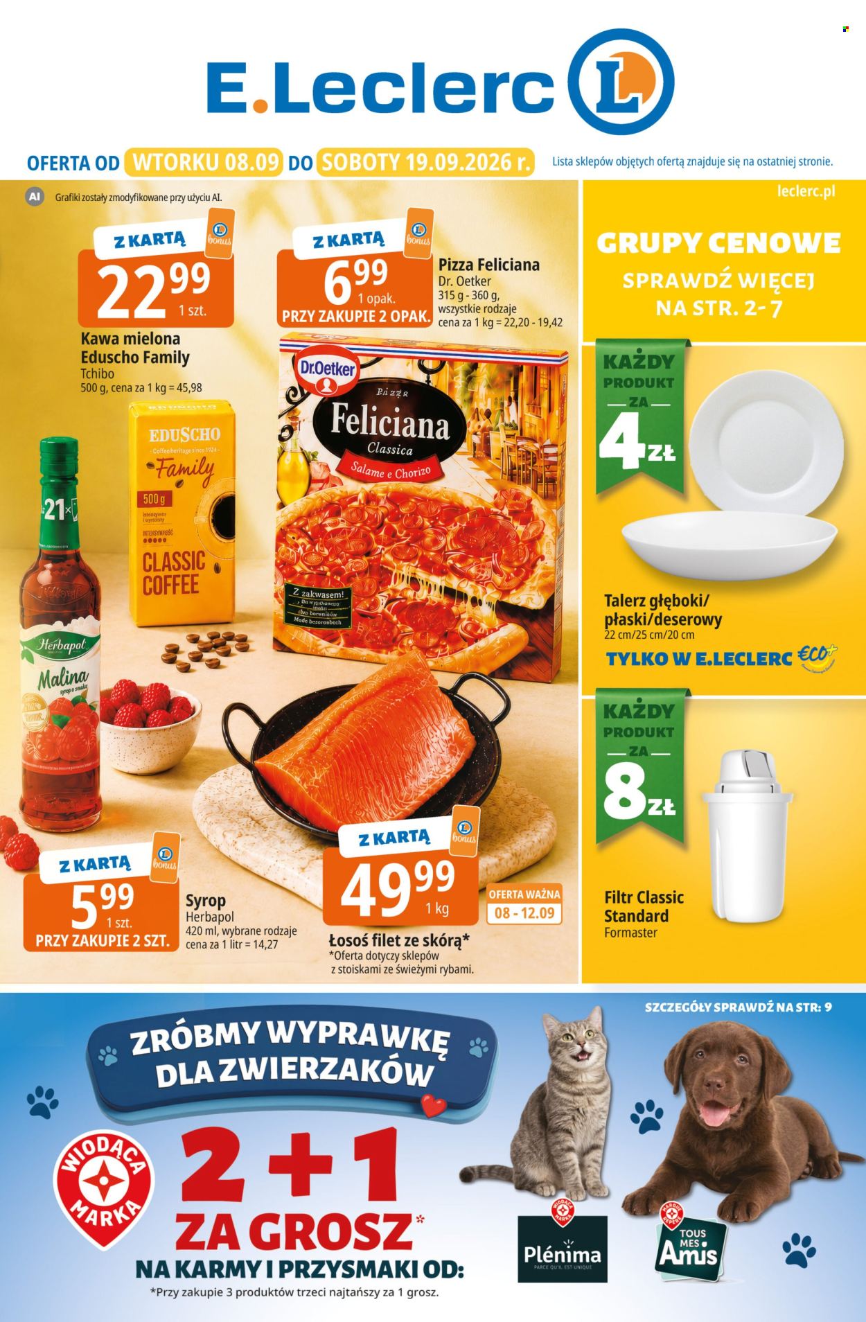Gazetka E.Leclerc - 8.9.2026. - 19.9.2026.. Strona 1