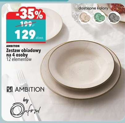 AMBITION Zestaw obiadowy na 4 osoby