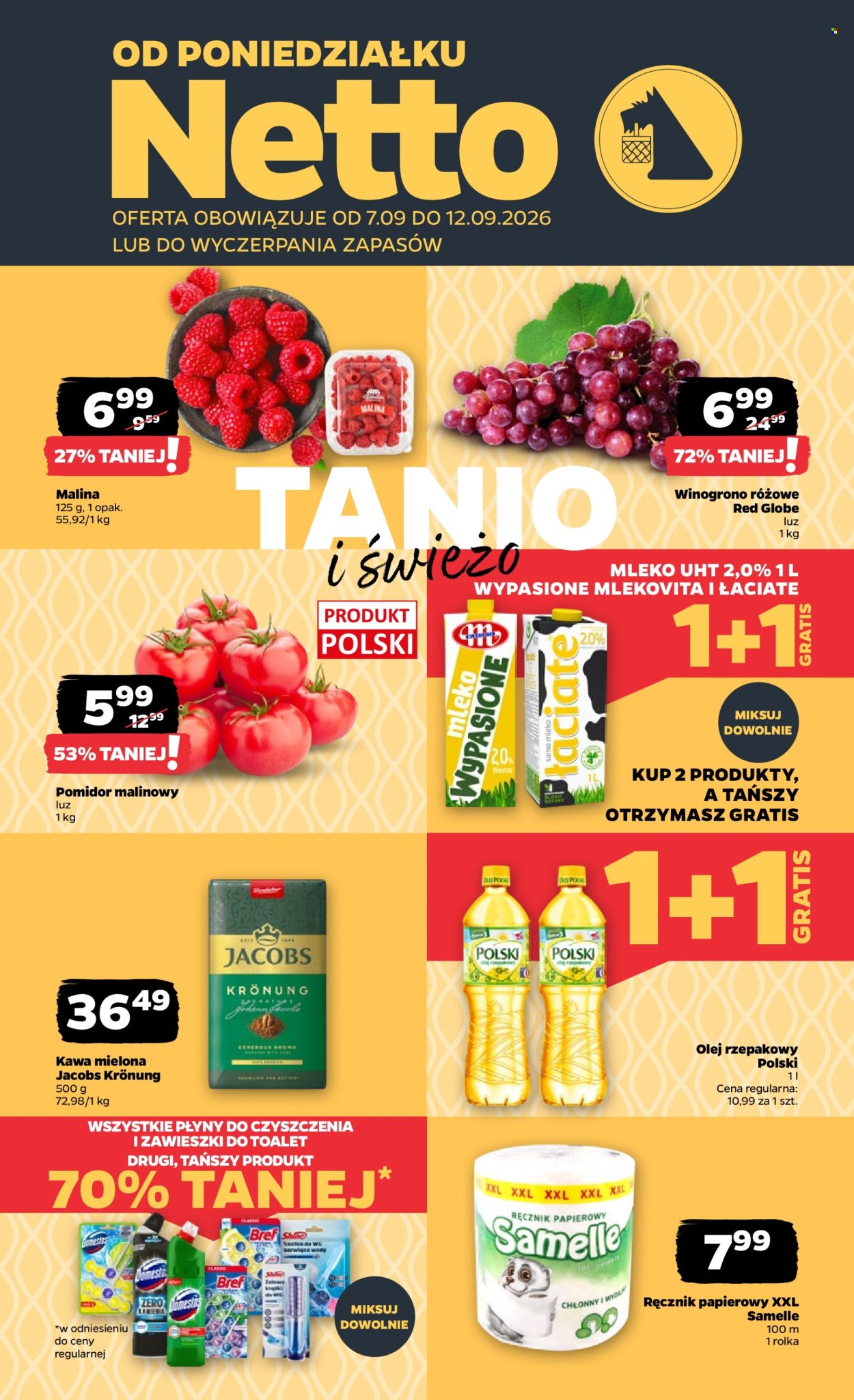 Gazetka Netto - 7.9.2026. - 12.9.2026.. Strona 1