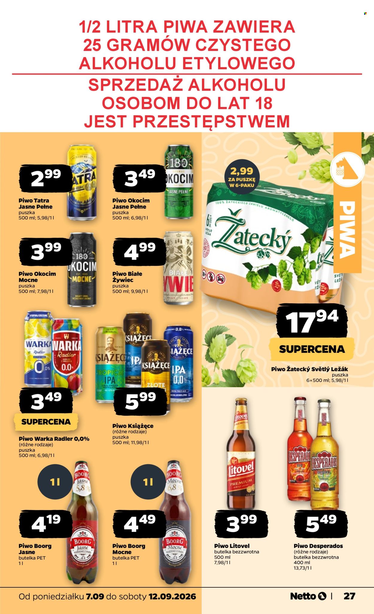 Gazetka Netto - 7.9.2026. - 12.9.2026.. Strona 27