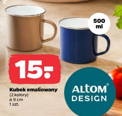 Kubek emaliowany