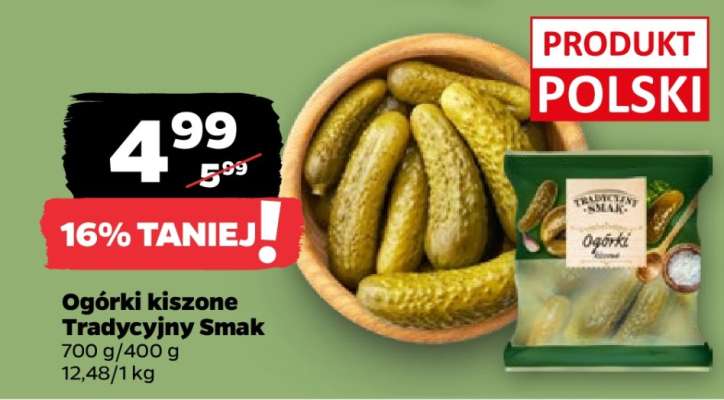 Ogórki kiszone Tradycyjny Smak