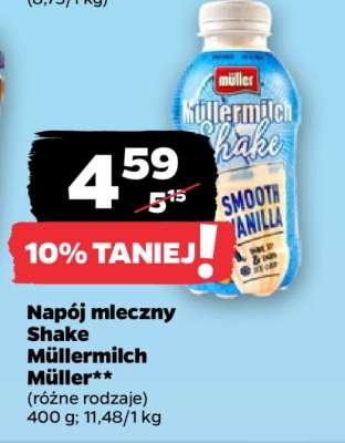 Napój mleczny Shake Müllermilch Müller