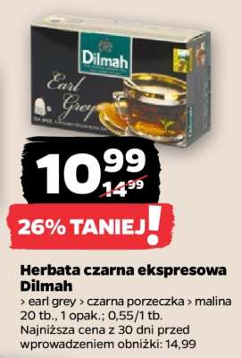 Herbata czarna ekspresowa Dilmah