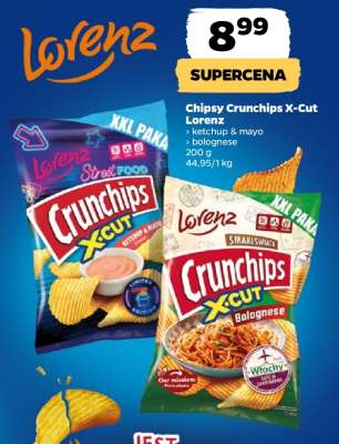 Chipsy CRUNCHIPS X-CUT LORENZ