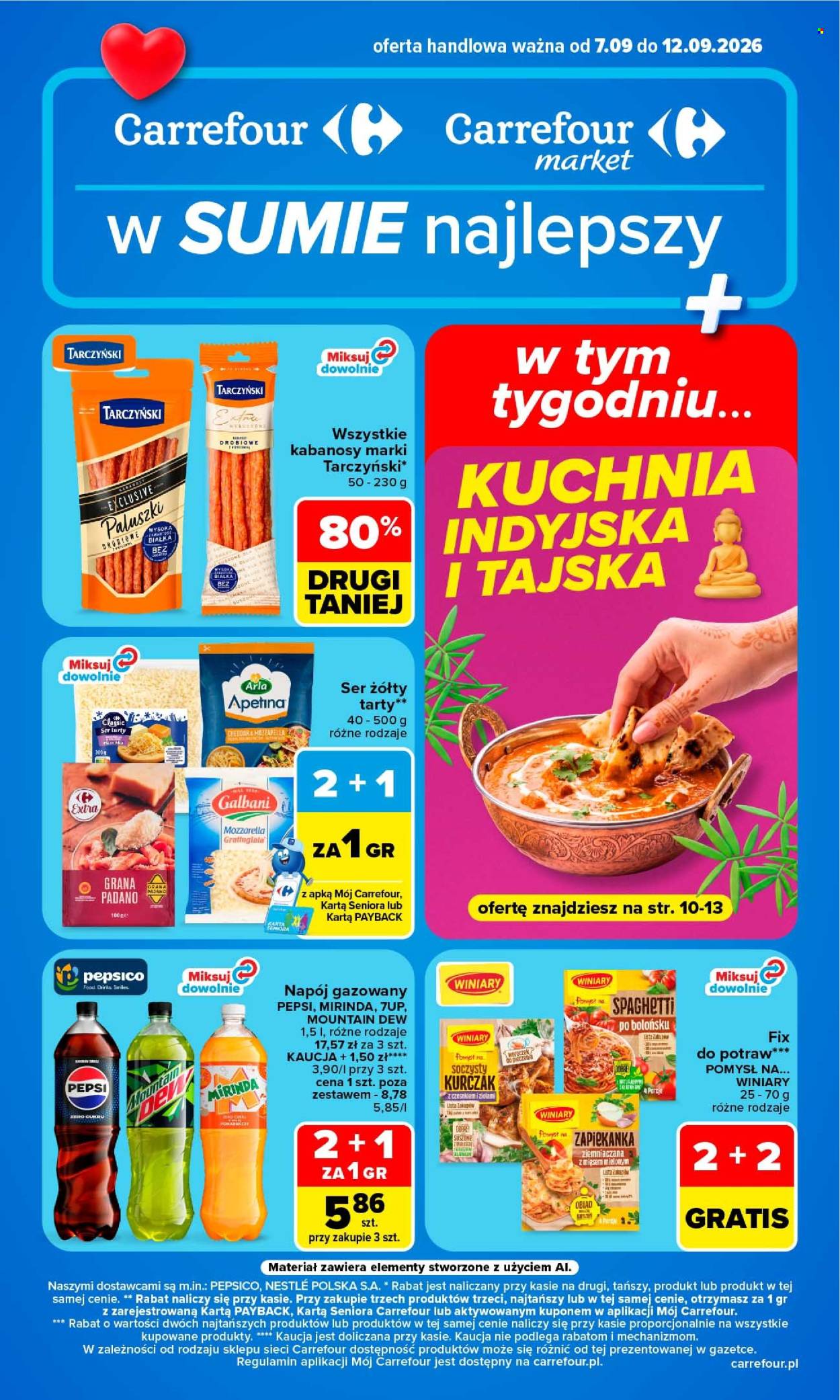Gazetka Carrefour - 7.9.2026. - 12.9.2026.. Strona 1