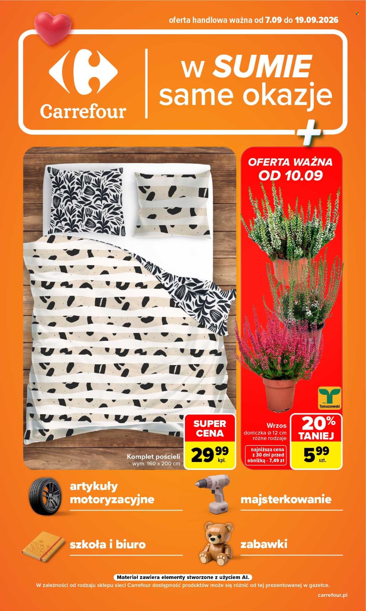 Gazetka Carrefour - 7.9.2026. - 19.9.2026.. Strona 1
